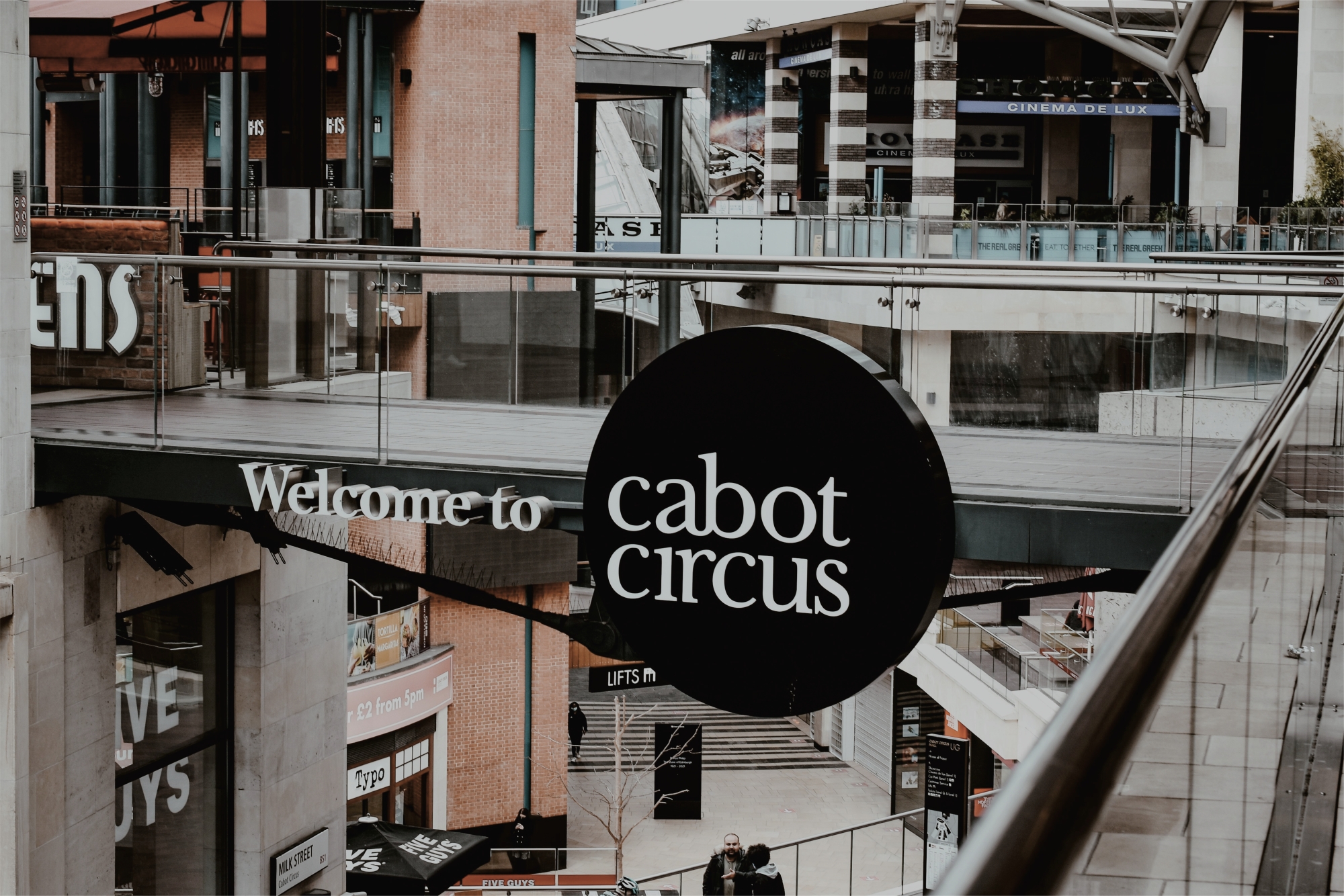 Welcome to Cabot Circus Illuminated Lightbox Sign